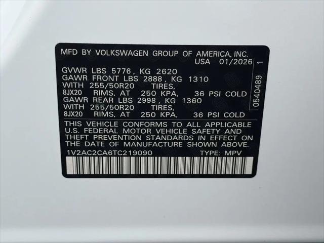 2026 Volkswagen Atlas Cross Sport SEL R-Line Black