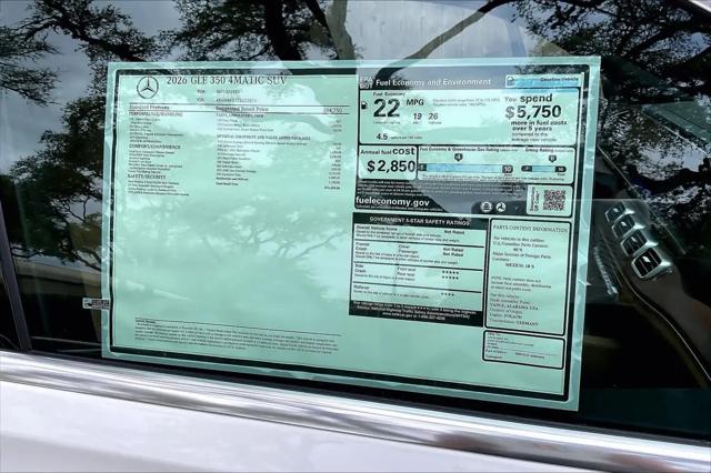 2026 Mercedes-Benz GLE GLE 350 GLE 350