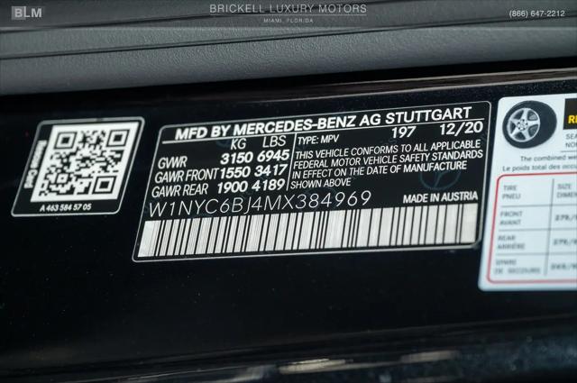 2021 Mercedes-Benz G 550 SUV