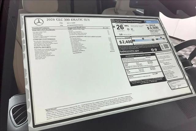 2026 Mercedes-Benz GLC GLC 300