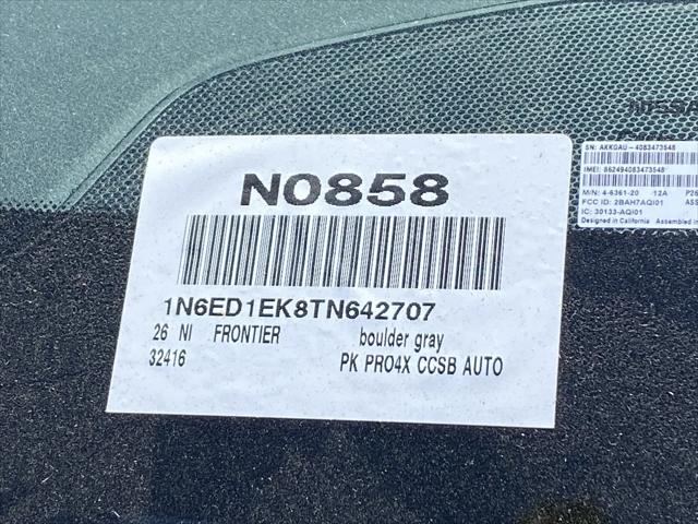 2026 Nissan Frontier Crew Cab PRO-4X 4x4