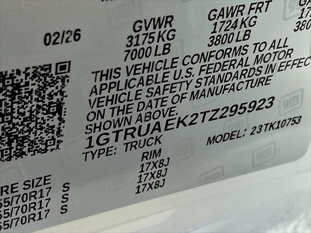 2026 GMC Sierra 1500 Double Cab, Standard Bed, Pro, 4WD