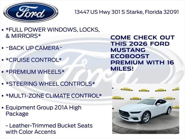 2026 Ford Mustang EcoBoost Premium Fastback