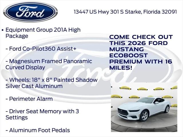 2026 Ford Mustang EcoBoost Premium Fastback