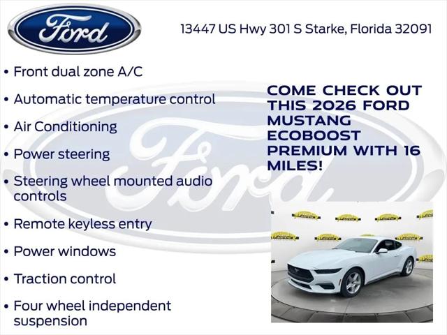 2026 Ford Mustang EcoBoost Premium Fastback