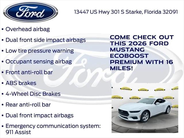 2026 Ford Mustang EcoBoost Premium Fastback