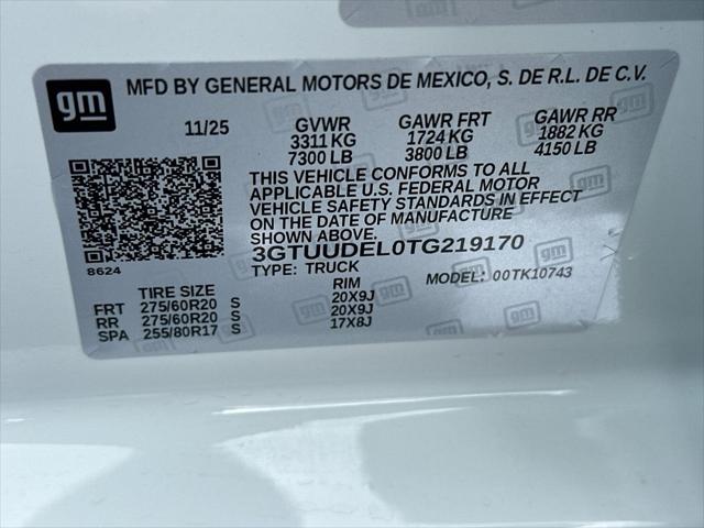 2026 GMC Sierra 1500 Crew Cab, Standard Bed, SLT, 4WD