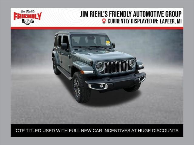 2026 Jeep Wrangler 4-Door Sahara 4x4 for sale in Lapeer, MI