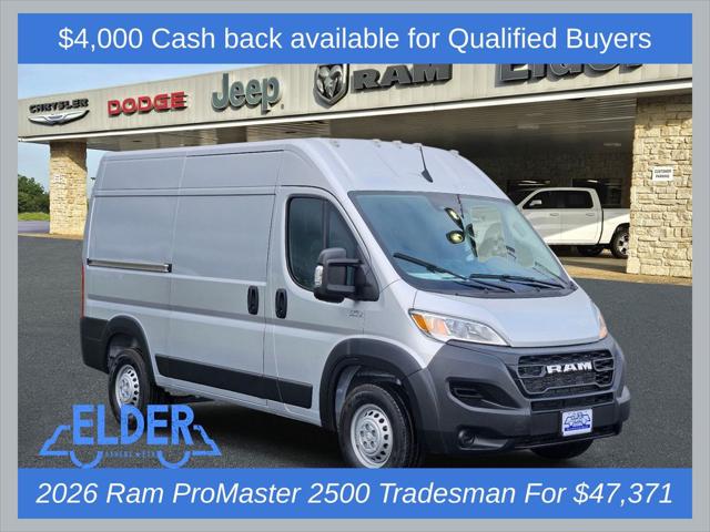 2026 RAM ProMaster 2500 RAM PROMASTER 2500 TRADESMAN CARGO VAN HIGH ROOF 136 WB