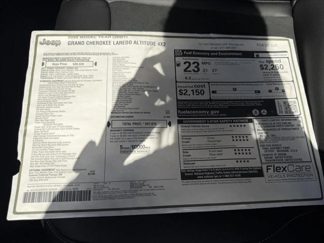 2026 Jeep Grand Cherokee Altitude 4x2