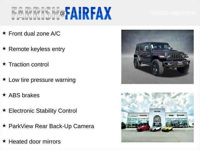 2026 Jeep Wrangler WRANGLER 4-DOOR RUBICON X 2026 Jeep Wrangler WRANGLER 4-DOOR RUBICON X