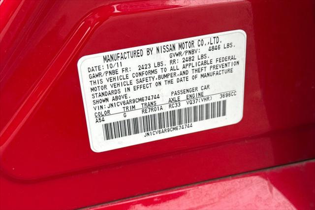 2012 INFINITI G37 X