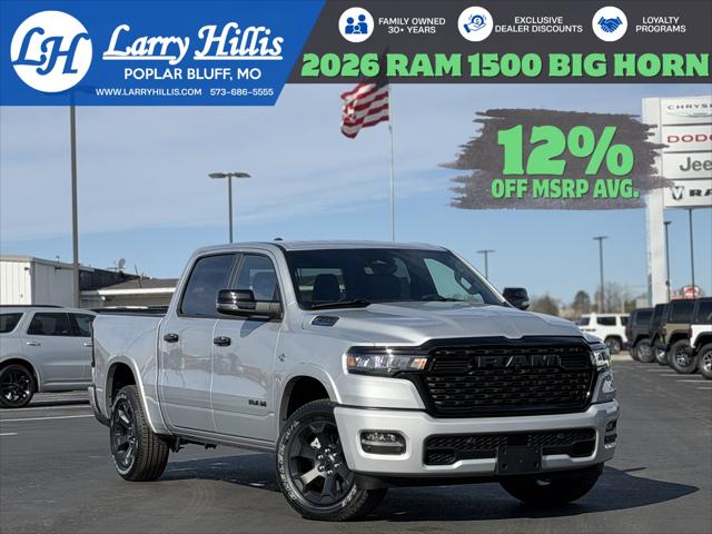 2026 Ram 1500 Big Horn Crew Cab 4x4 5'7" Box for sale in Poplar Bluff, MO
