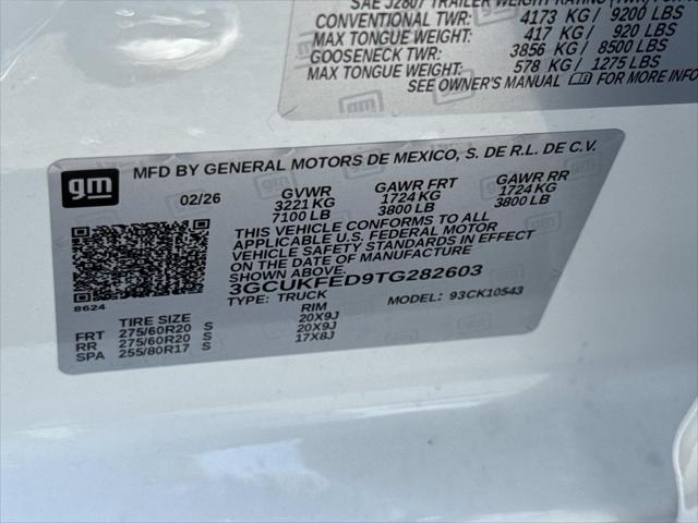 2026 Chevrolet Silverado 1500 4WD Crew Cab Standard Bed LT Trail Boss