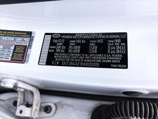 2022 Hyundai Santa Cruz SEL
