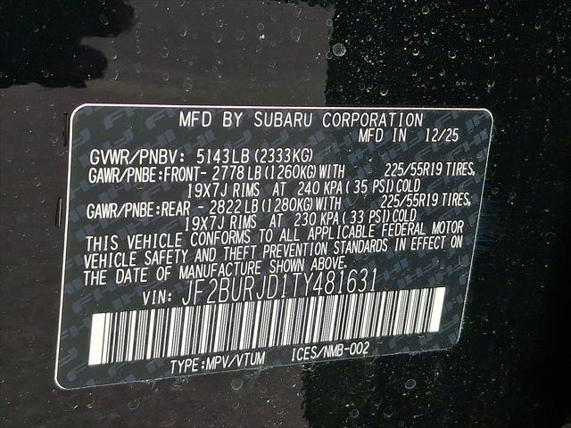 2026 Subaru Outback Touring XT