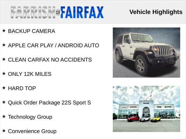 2022 Jeep Wrangler Sport S