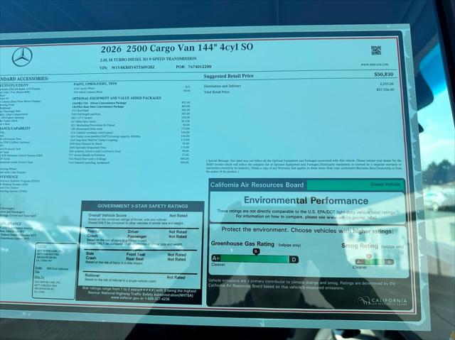 2026 Mercedes-Benz Sprinter 2500 DCA2SL Diesel