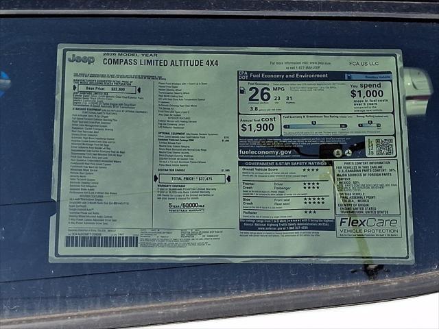 2026 Jeep Compass Limited Altitude