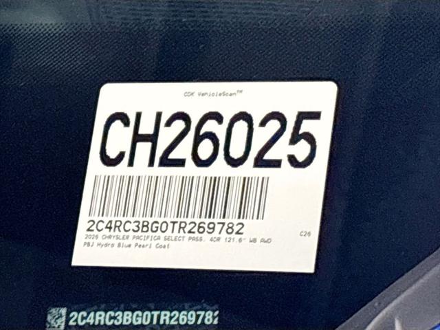 2026 Chrysler Pacifica Select AWD