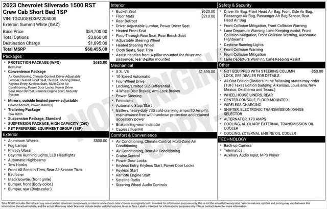 2023 Chevrolet Silverado 1500 4WD Crew Cab Short Bed RST for sale in Youngstown, OH