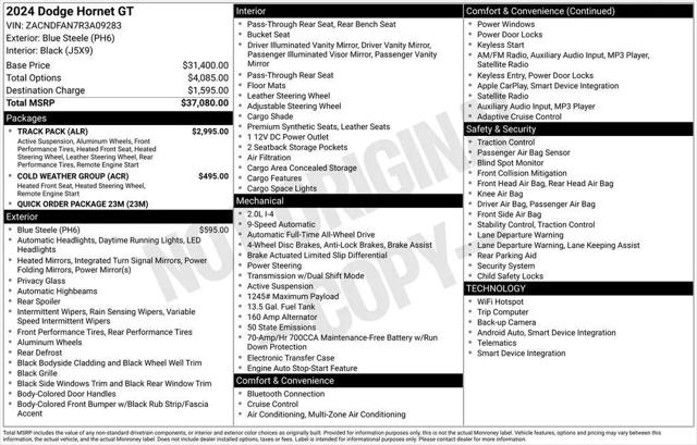2024 Dodge Hornet GT AWD for sale in Youngstown, OH