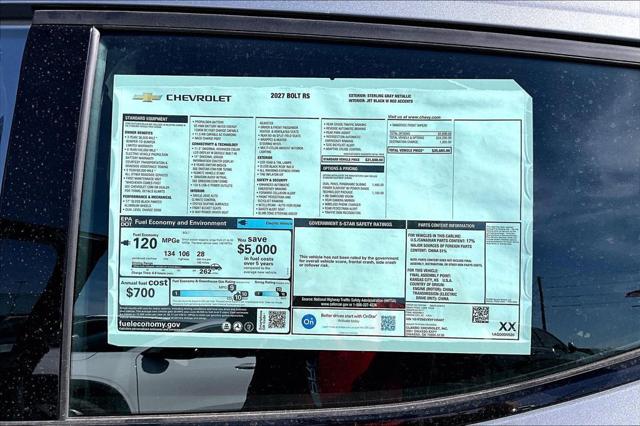2027 Chevrolet Bolt RS