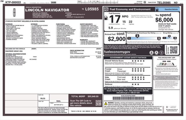 New 2026 Lincoln Navigator Premiere For Sale in Muscle Shoals, AL
