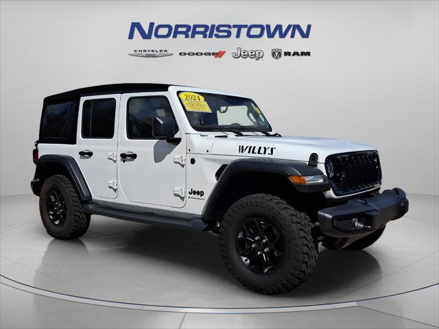 2024 Jeep Wrangler 4-Door Willys 4x4 2024 Jeep Wrangler 4-Door Willys 4x4
