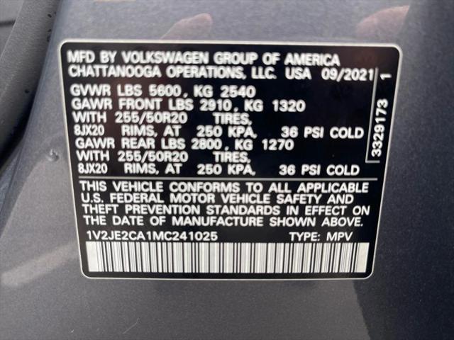 2021 Volkswagen Atlas Cross Sport 3.6L V6 SE w/Technology