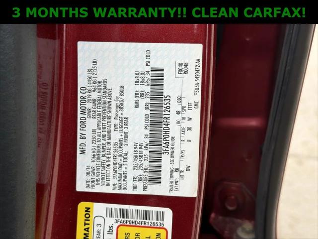 2015 Ford Fusion SE
