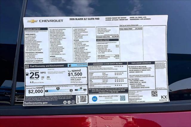 2026 Chevrolet Blazer LT