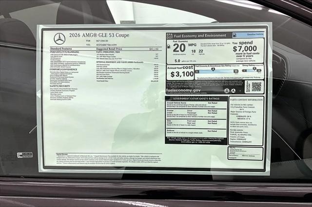 2026 Mercedes-Benz AMG GLE 53 4MATIC+