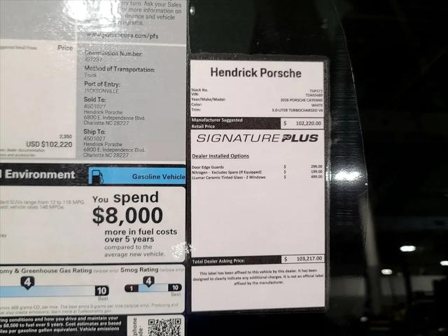 2026 Porsche Cayenne Cayenne
