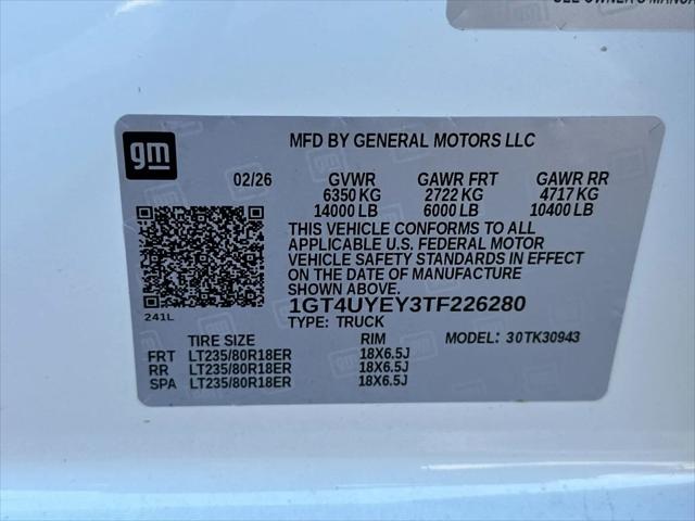 2026 GMC Sierra 3500HD Crew Cab, Long Bed, Denali Ultimate Dual Rear Wheel, 4WD