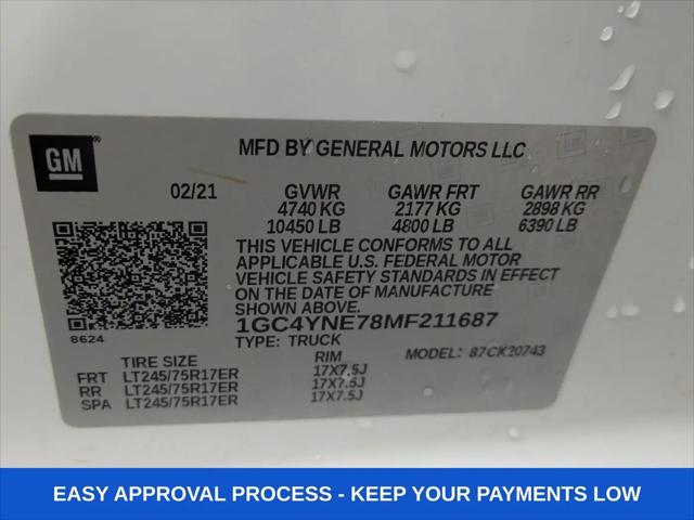2021 Chevrolet Silverado 2500HD 4WD Crew Cab Standard Bed LT