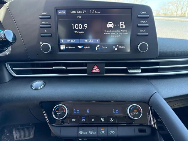 2026 Hyundai Elantra Hybrid Blue