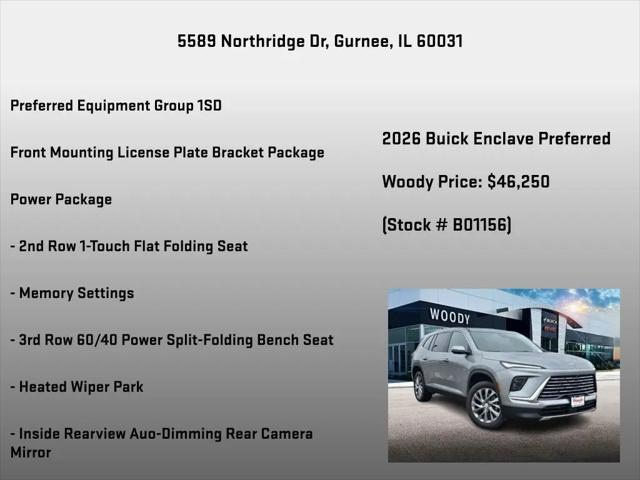 2026 Buick Enclave Preferred FWD