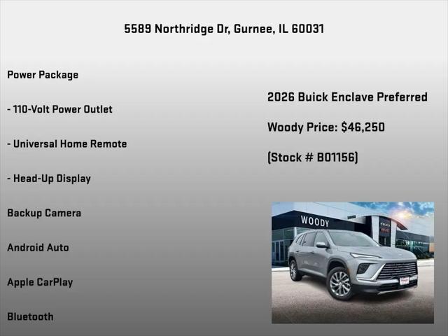 2026 Buick Enclave Preferred FWD