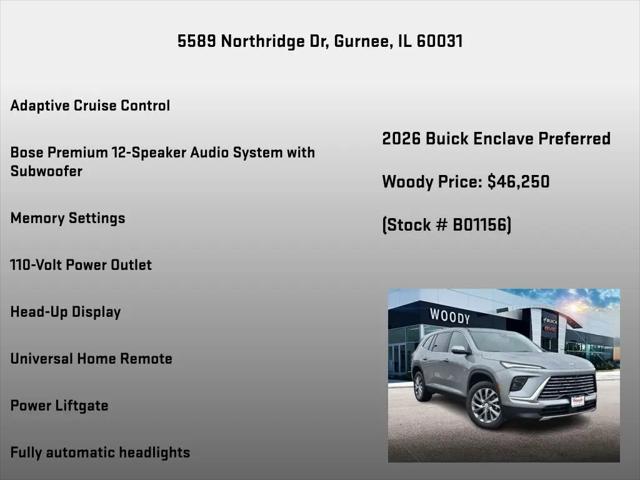 2026 Buick Enclave Preferred FWD