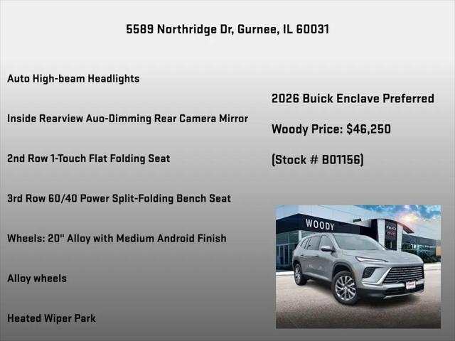 2026 Buick Enclave Preferred FWD