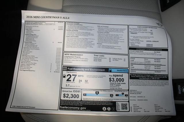 2026 MINI Cooper Countryman Cooper S