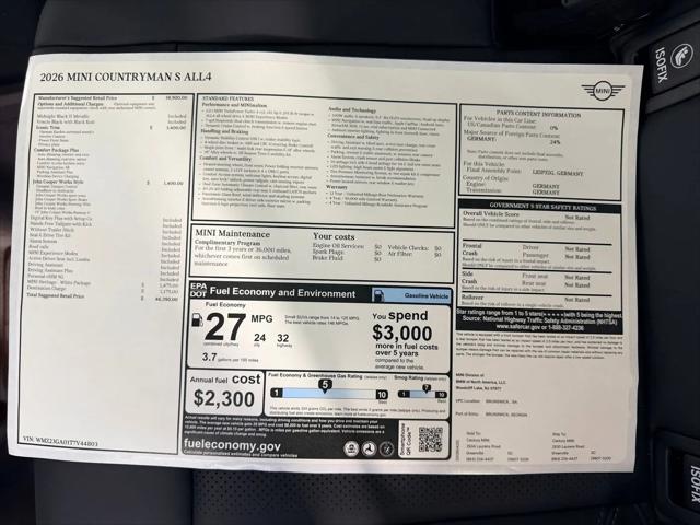 2026 MINI Cooper Countryman Cooper S