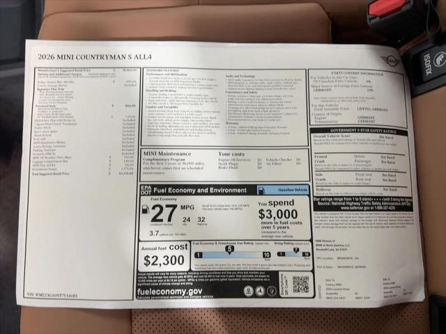 2026 MINI Cooper Countryman Cooper S