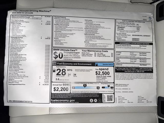 2026 BMW X2 xDrive28i