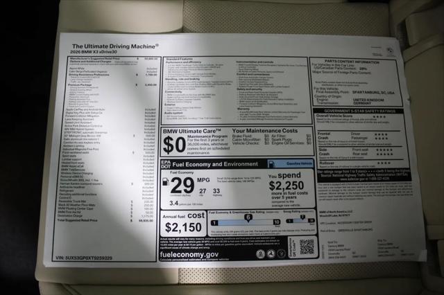 2026 BMW X3 30 xDrive