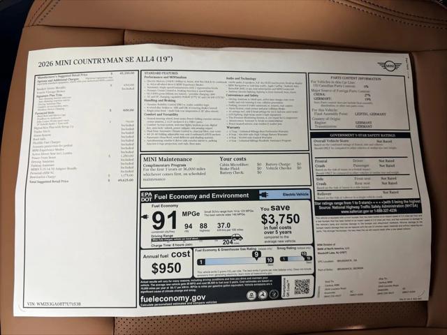 2026 MINI SE Countryman SE ALL4