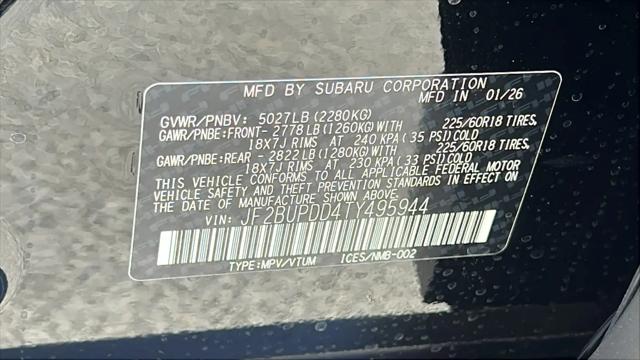 2026 Subaru Outback Limited