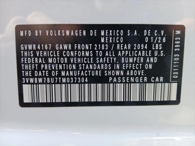 2026 Volkswagen Jetta Sport