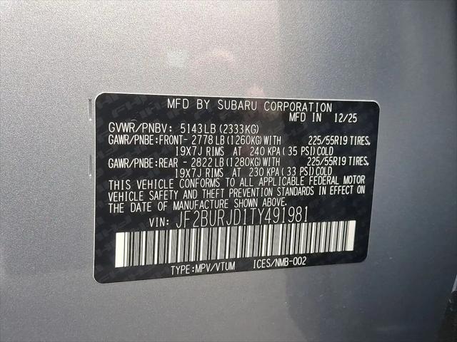 2026 Subaru Outback Touring XT
